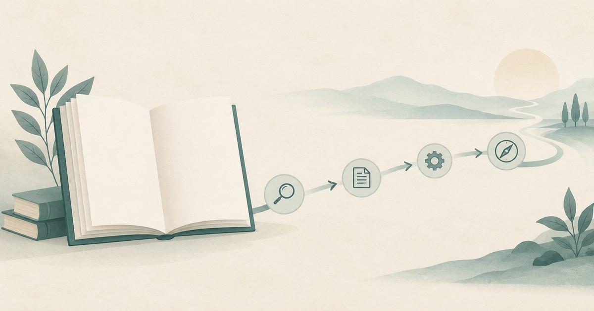 Schematic: About literacy — corpus and method, not counsel or a licence
